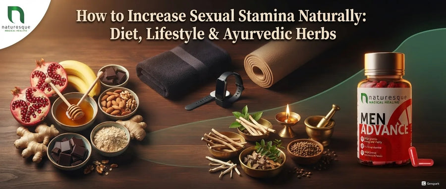 How to Increase Sexual Stamina Naturally: Diet, Lifestyle & Ayurvedic Herbs
