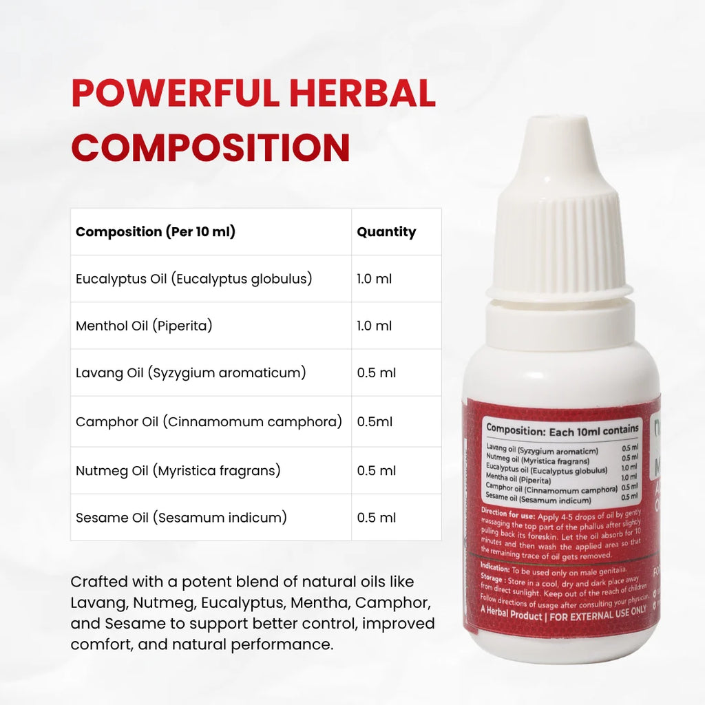 Men Advance Oil - Ayurvedic Oil for Men’s Stamina & Vitality