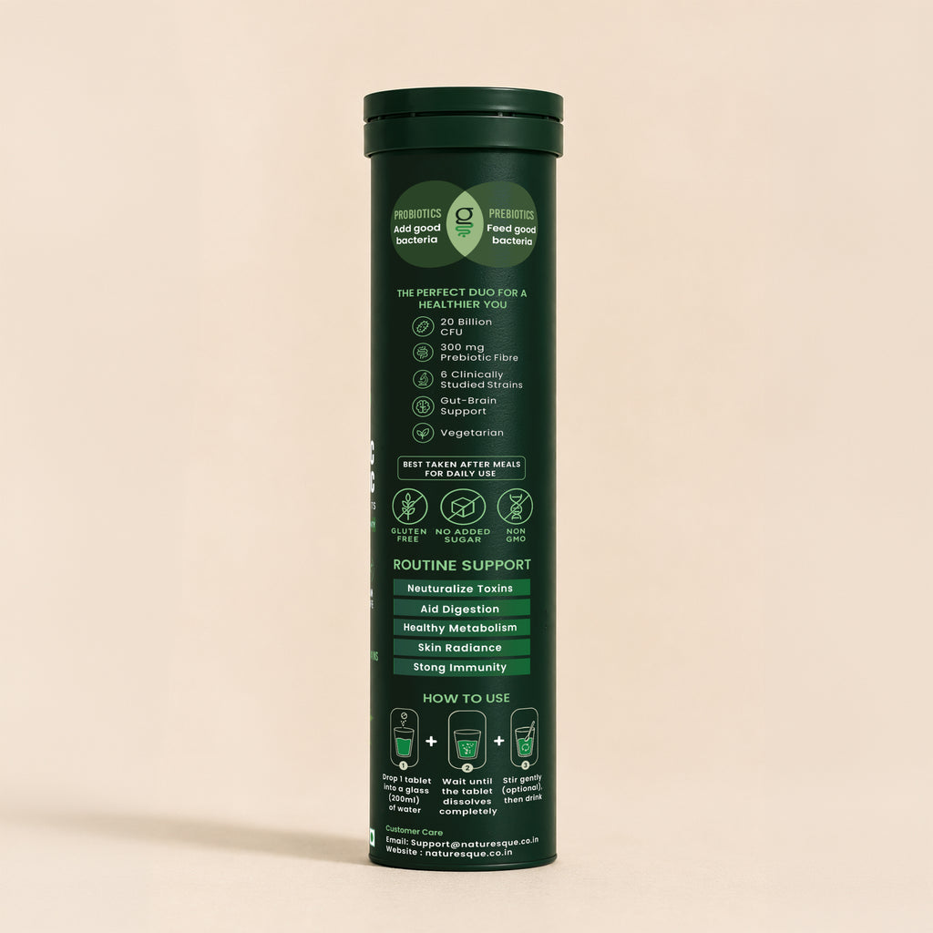 GUT365 Probiotic + Prebiotic Effervescent Tablets