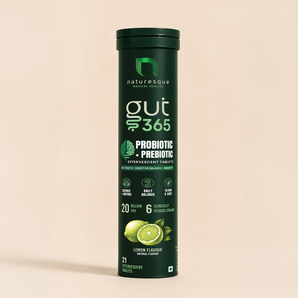GUT365 Probiotic + Prebiotic Effervescent Tablets