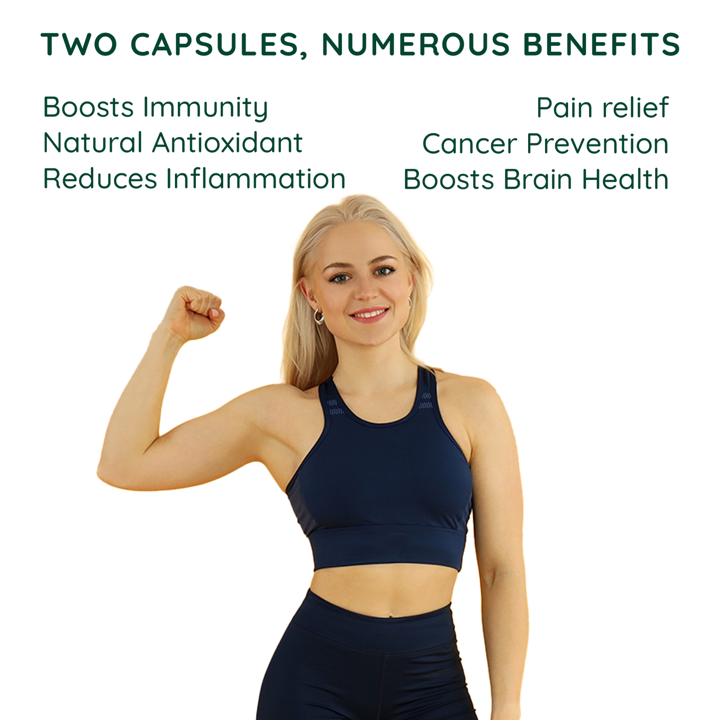 Turmeric Curcumin 95 to 97 % with black pepper extract and tulsi (560 mg Capsules)