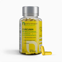 Naturesque Curcumin 95% with Black Pepper Extract and Tulsi